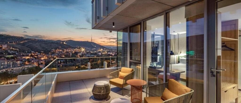 Вид Hilton Garden Inn Tbilisi Riverview 4*
