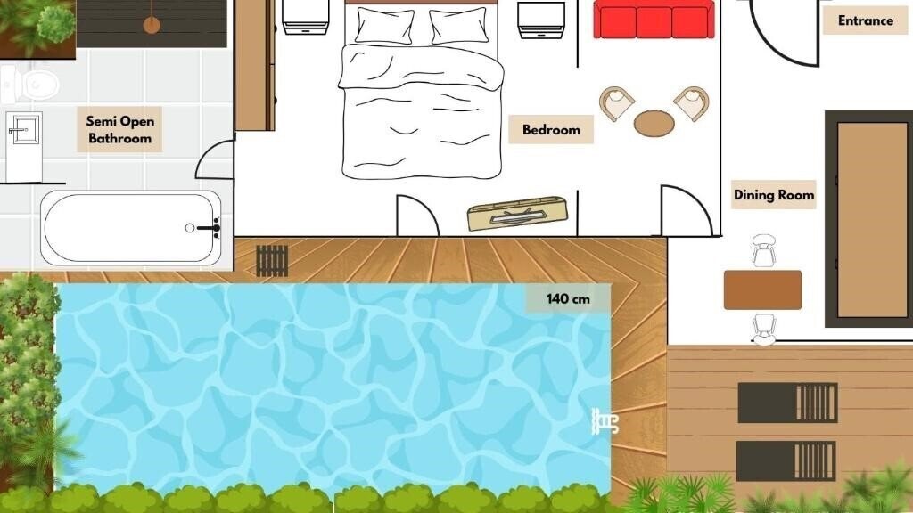 Панорама Abia Villas Legian 4*