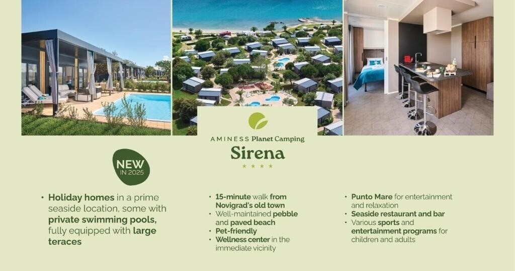 Територія Aminess Sirena Holiday Homes (Novigrad) 4*