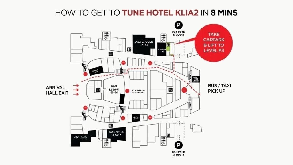 Фото Tune Hotels Klia2 3*