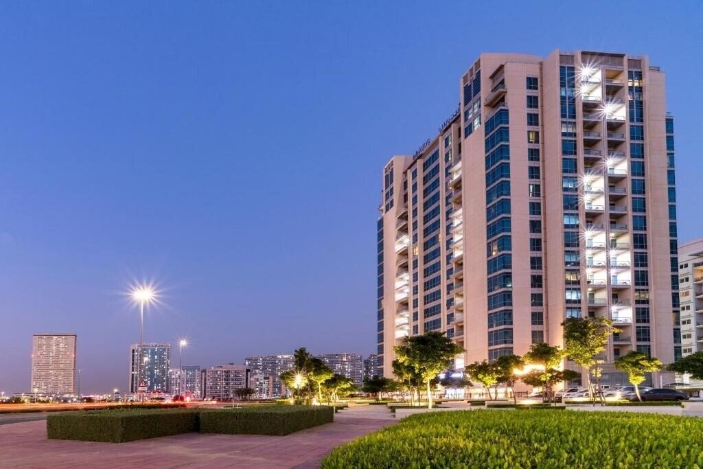 Вид Abidos Hotel Apartment Dubailand апартаменты