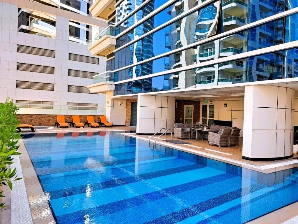 Панорама Barcelo Residences Dubai Marina Apt апартаменты