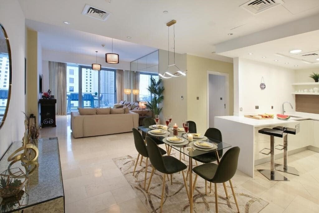 Панорама Dream Inn - Trident Grand Marina 2br Apartment 5*