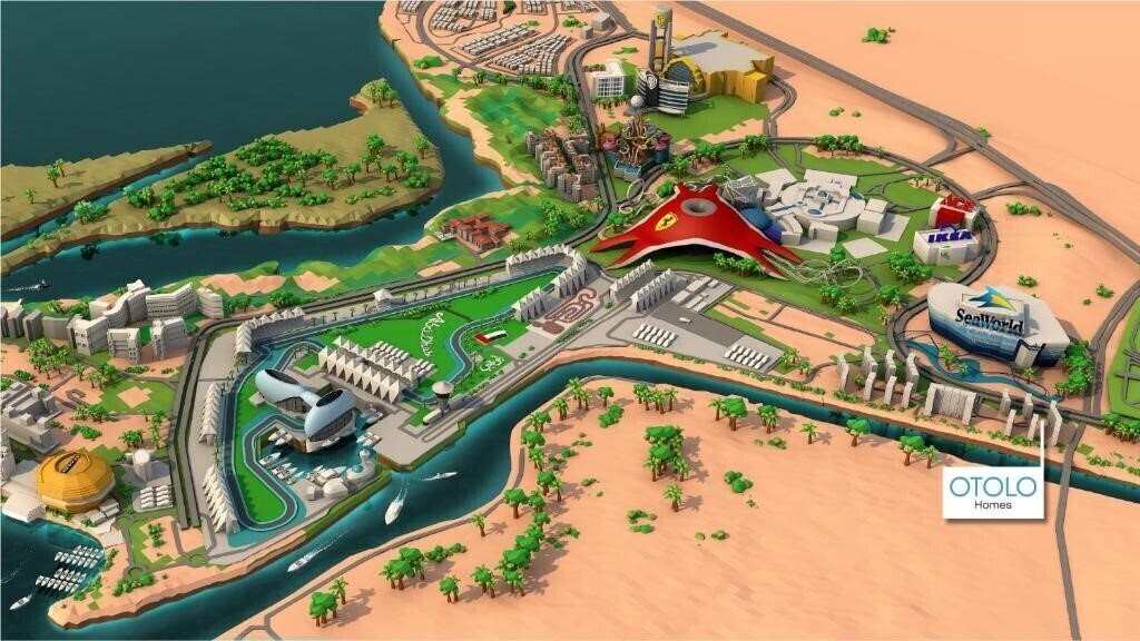 Территория Otolo Homes Apartments on Yas Island 3*