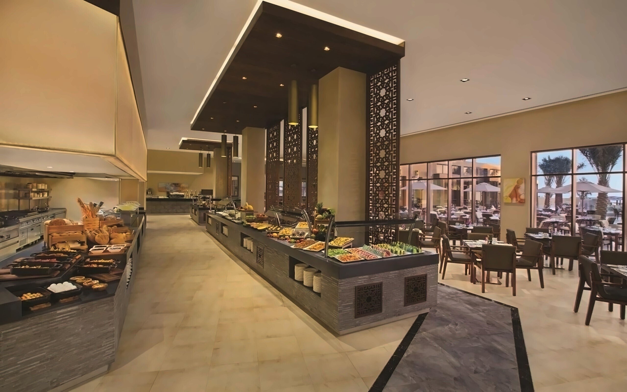 Панорама Double Tree by Hilton Resort & SPA Marjan Island 5*