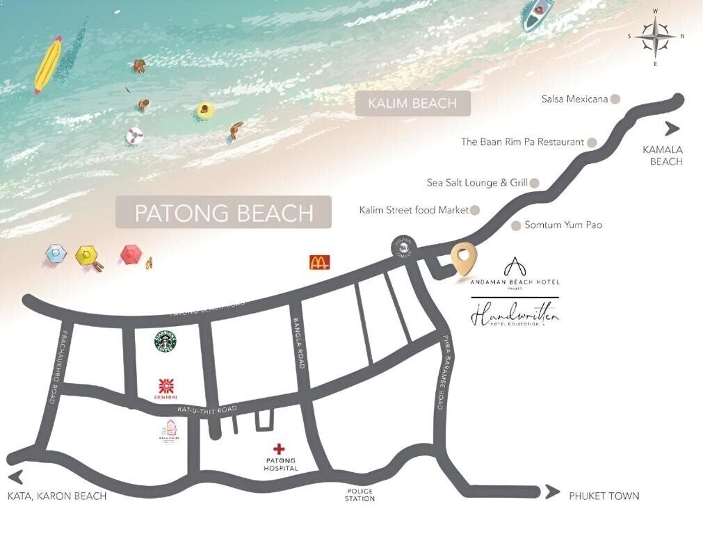 Апартаменты The Andaman Beach Hotel Phuket (ex. Hyatt Place Phuket Patong) 4*